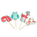 Zoo Animal Cupcake Topper Toothpicks, Cocktail Picks, Party Favor,